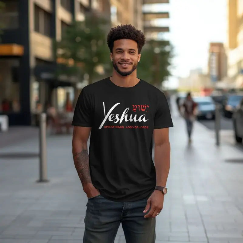 Yeshua Jesus Christian T-shirt Male Short Sleeve O-Neck T-shirts Men Summer Casual Cotton Tees Tops Oversized Streetwear